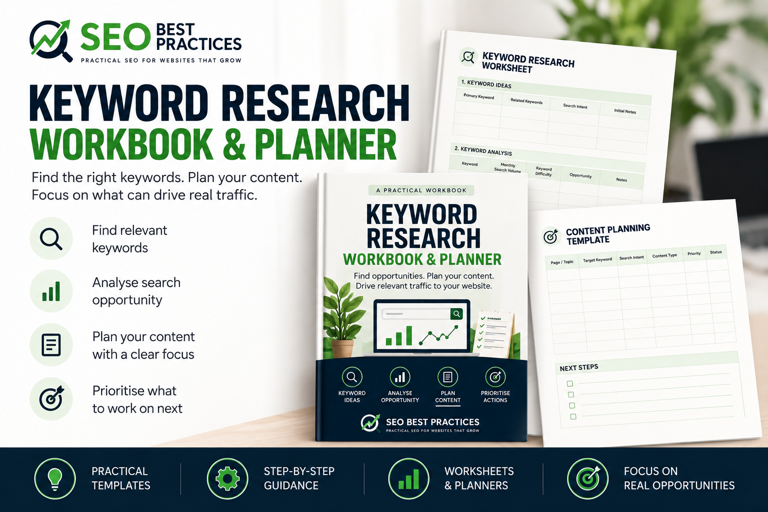 Keyword research workbook